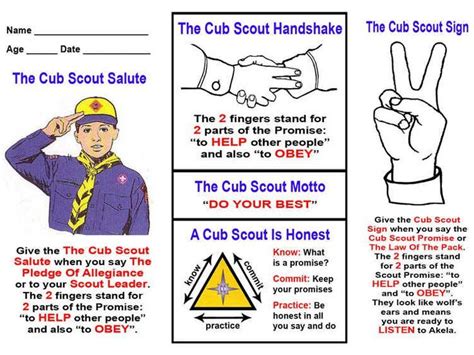 Cub Scout Printable Worksheets Artofit