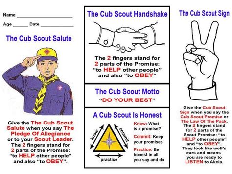 Cub Scout Activities Cub Scout Motto Scout