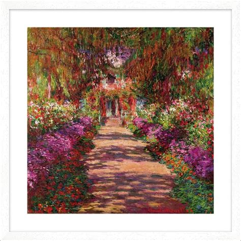 Leinwandbilder Claude Monet Pfad In Monets Garten Giverny