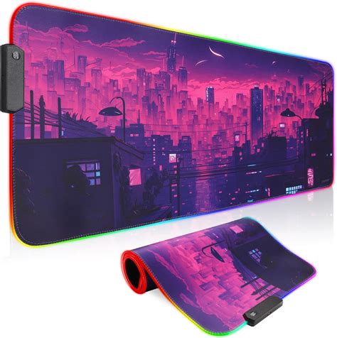 Bimormat Anime Rgb Gaming Mauspad X X Mm Gro Mousepad Xxl Led