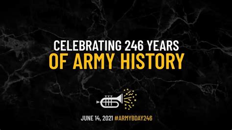 Celebrating 246 Years Of Army History Youtube