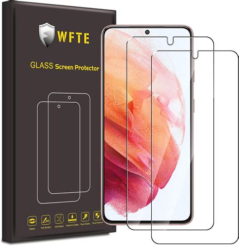 WFTE 2 Pack Screen Protector For Samsung Galaxy S21 5G Anti Scratch