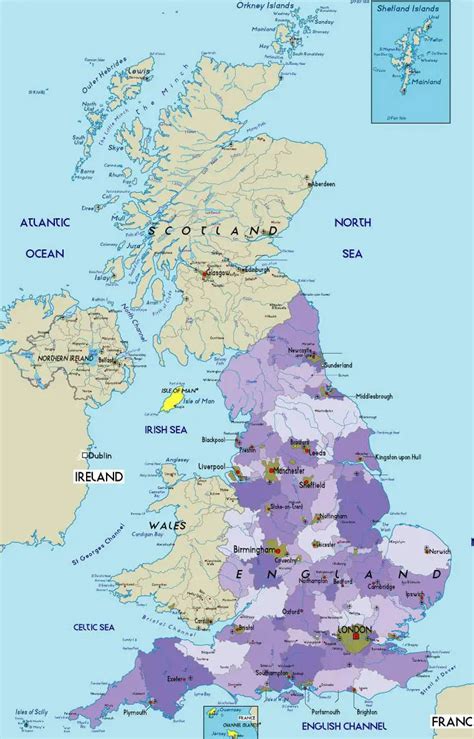 England Map