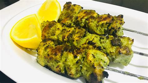 Chicken Hariyali Tikka Chicken Tikka On Tawa Recipe Chicken