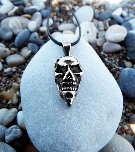 Stainless Steel Skull Pendant