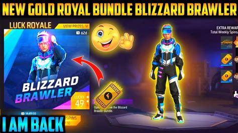 I Am Back New Gold Royal Bundle Blizzard Brawler Ff New Gold