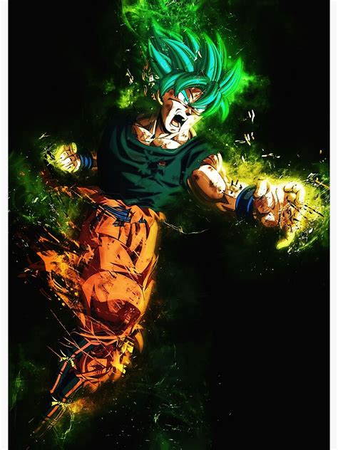 Goku Ssb Dragonball Super Poster For Sale By TimothyDubose Redbubble