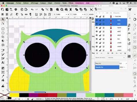 Inkscape Inkstitch Dessine Moi Une Chouette Fonctions Logiques Sur