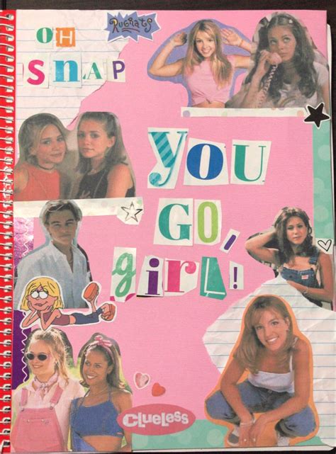 Y2k Journal In 2022 Yearbook Themes Scrapbook Book Art Journal Therapy