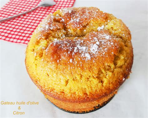 Gâteau savoureux à l huile d olive et citron Aux Fourneaux