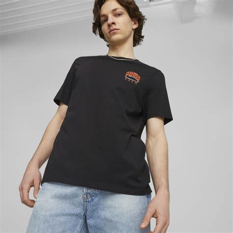 Sportstyle Crew Graphic Tee T Shirts Tops Puma