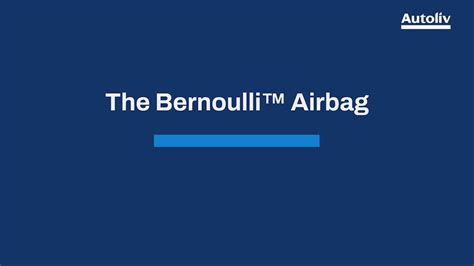 Autoliv on LinkedIn: Quin Söderquist explains the Bernoulli airbag ...