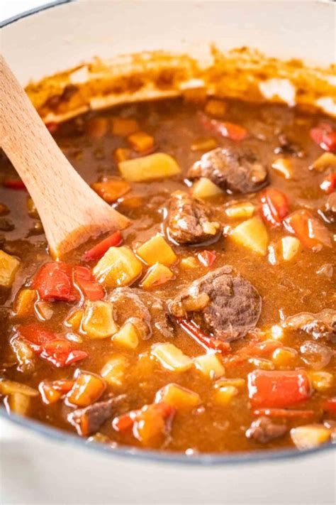 Hungarian Goulash Easy Authentic Goulash Recipe Plated Cravings