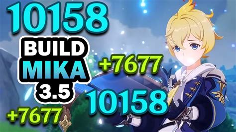 ️💖 La Mejor GuÍa Y Build Completa F2p Mika Sub Dps Genshin Impact 3