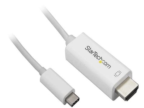 Startech Cdp Hd Mwnl Usb C To Hdmi Cable M Ft White K At