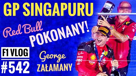 F1 Vlog 542 GP Singapuru Red Bull pokonany Wspaniały Sainz i wielki