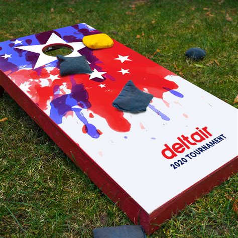 Customizible Cornhole Decals | StickerYou Products | StickerYou