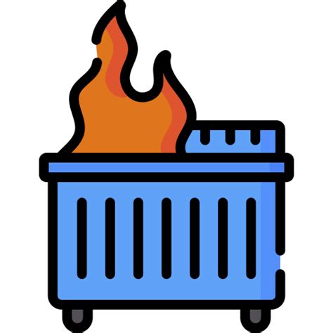 Dumpster Fire Free Miscellaneous Icons