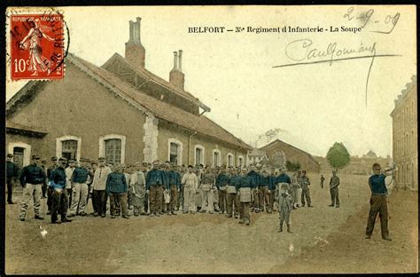 Belfort Belfort E R Giment D Infanterie La Soupe Carte Postale