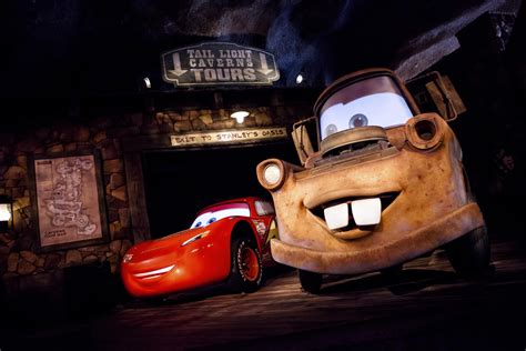 Radiator Springs Comes To Life With Lightning Mcqueen And Mater In C