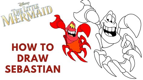 How To Draw Sebastian The Little Mermaid Step By Step