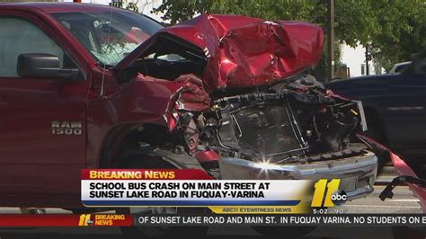 School Bus Involved In Fuquay Varina Crash Abc11 Raleigh Durham