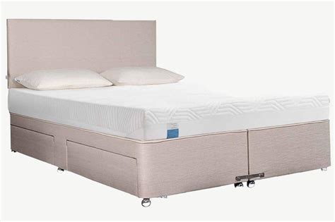 Tempur® Ardennes 4 Drawer Divan In Steel Deep And Wide Top Beds