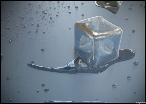 Melting Ice Cube Drawing at GetDrawings | Free download