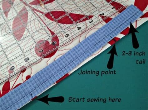 Easy Trick To Perfectly Join Quilt Binding So Sew Easy