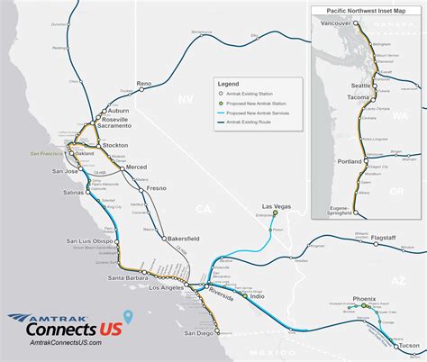 Arizona Map - Amtrak Media