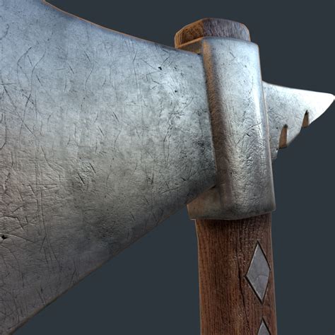 3d tomahawk axe model