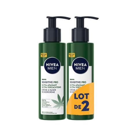 Cr Me Raser Sensitive Nivea Le Lot De Flacons De Ml Prix