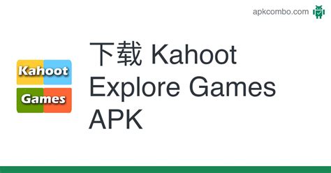 Kahoot Explore Games Apk Android App