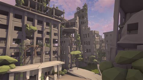 Stylized City Ruins Pack Post Apocalypse