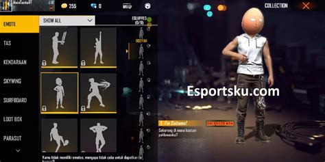 Emote Ff Langka Pemain Free Fire Wajib Punya Esportsku