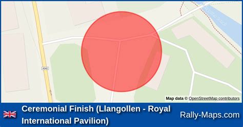 Ceremonial Finish Llangollen Royal International Pavilion Stage Map