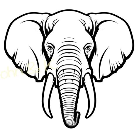 Elephant Svg Elephant Wall Art African Elephant Svg Etsy