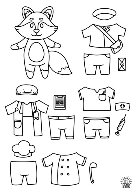 Dress Up Game Printable