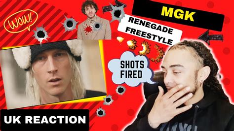 MACHINEGUN SHOTS AT JACK HARLOW Machine Gun Kelly Renegade