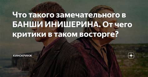 Что такого замечательного в БАНШИ ИНИШЕРИНА От чего критики в таком