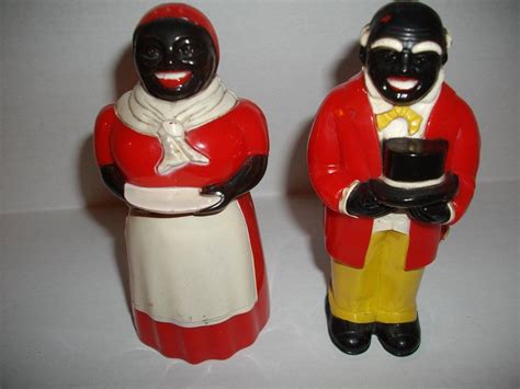 Aunt Jemima Vintage Salt Pepper Shaker 1950s Salt Pepper Shakers