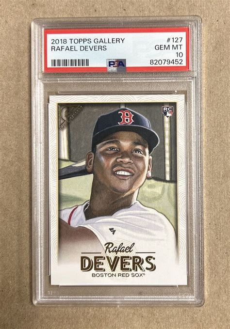 Topps Gallery Rafael Devers Rc For Sale Online Ebay