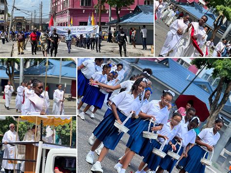 Desfile de Corpus Christi en Puerto España Trinidad en imágenes