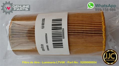 Repuestos Wacker Neuson Filtros Para Luminarias LTV6K LTV6L