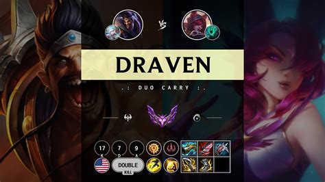 Draven Adc Vs Xayah Na Master Patch Youtube