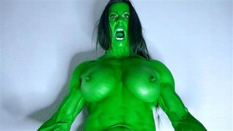 Incredible She Hulk Transformation Angela Salvagno