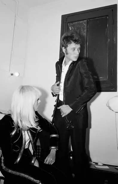 Johnny Hallyday And Sylvie Vartan At The Olympia Paris Old Photo