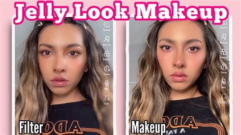 Recreating Tiktok Jelly Look Filter With Makeup Tutorial Makeup