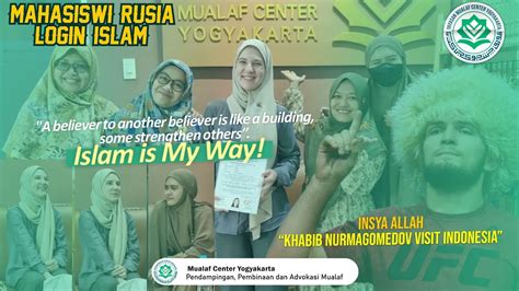 MAHASISWI RUSIA LOGIN ISLAM MUALAF CENTER YOGYAKARTA YouTube