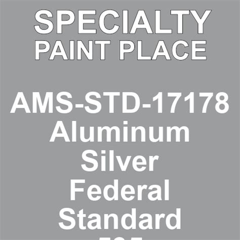 Ams Std Aluminum Silver Federal Standard Touch Up Paint